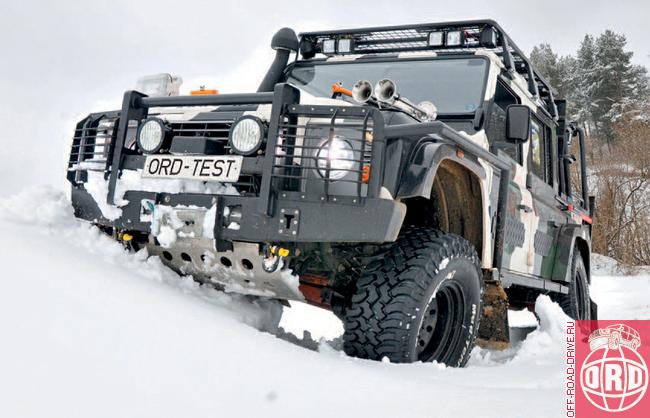 Пикап Land Rover Defender 110 для охотников