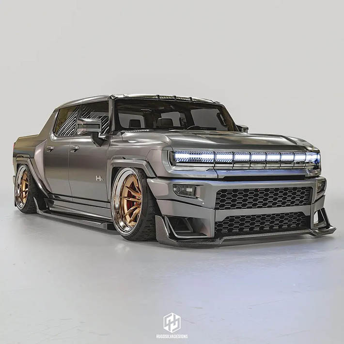 Hummer EV от hugosilvadesigns