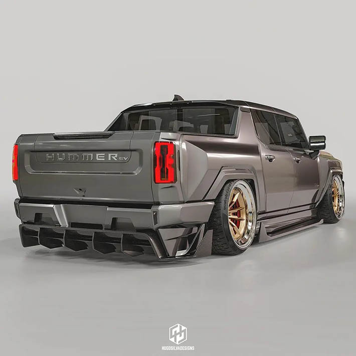 Hummer EV от hugosilvadesigns